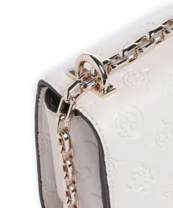 Gerty Peony Schultertasche Lederimitat weiß