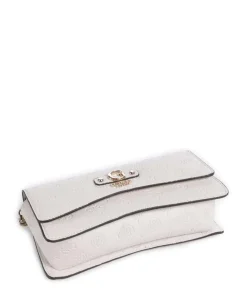 Gerty Peony Schultertasche Lederimitat weiß