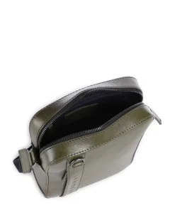 Giacomo Umhängetasche genarbtes Rindsleder khaki