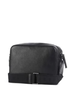Giacomo Umhängetasche genarbtes Rindsleder schwarz
