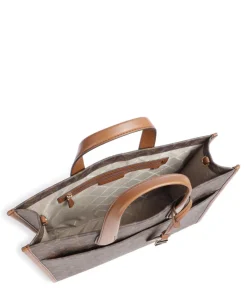 Gigi Handtasche Canvas dunkelbraun