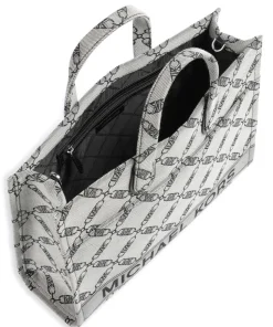 Gigi Handtasche Canvas grau/schwarz