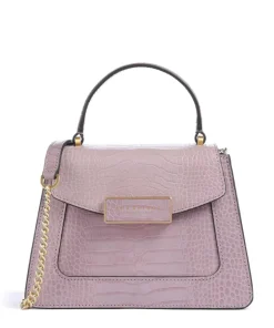 Ginevra Wow Umhängetasche geprägtes Rindsleder lavendel