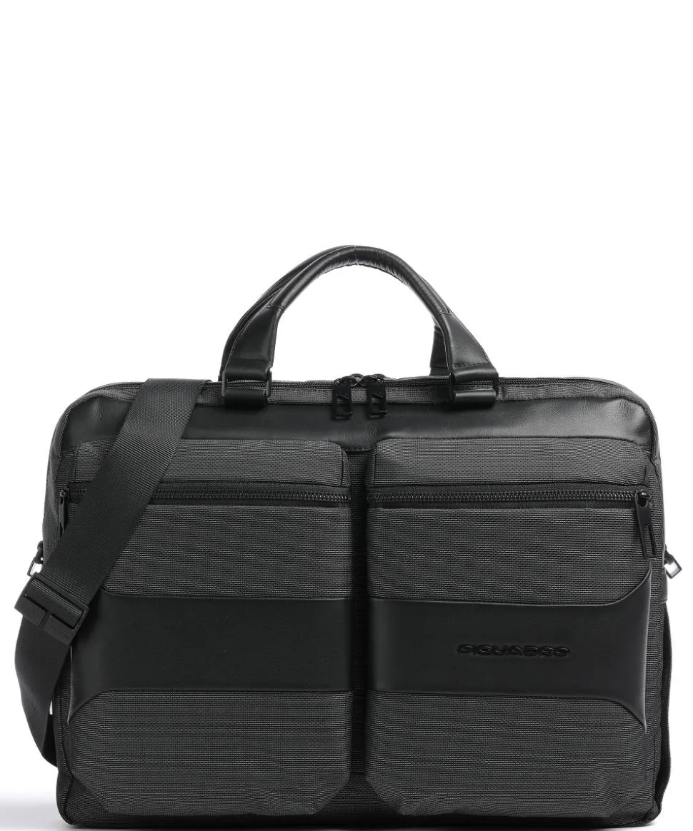 Gio Aktentasche 15″ recyceltes Polyester schwarz