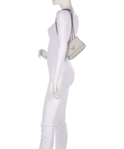 Giully Mini Schultertasche Lederimitat taupe