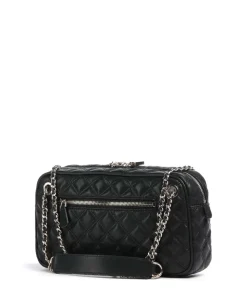 Giully Schultertasche Lederimitat schwarz