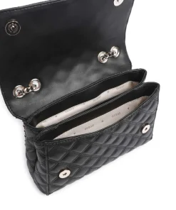 Giully Schultertasche Lederimitat schwarz