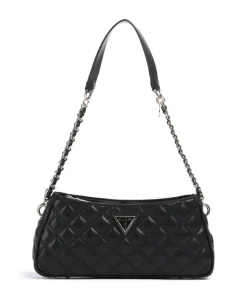 Giully Schultertasche Lederimitat schwarz