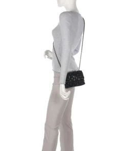 Giully Schultertasche Polyester, Baumwolle schwarz