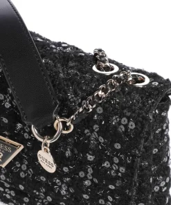 Giully Schultertasche Textil schwarz