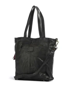 Glücksbrücke 2 Shopper genarbtes Rindsleder khaki