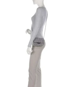 Gliters Umhängetasche Polyester silber