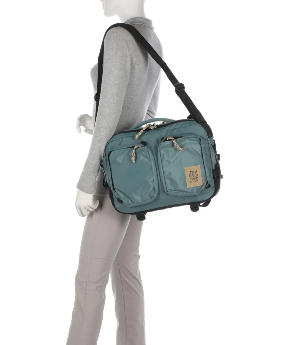 Global Aktentasche 15″ recyceltes Nylon grün