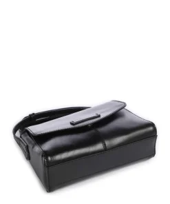 Gloria Umhängetasche Rindsleder schwarz