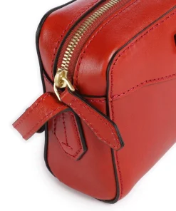 Gloria Umhängetasche Rindsleder rot