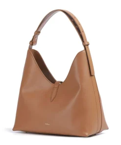 Goccia M Beuteltasche fein genarbtes Kalbsleder braun