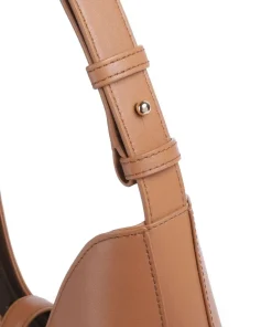 Goccia M Beuteltasche fein genarbtes Kalbsleder braun