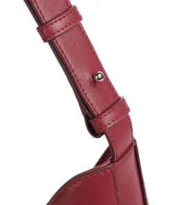 Goccia M Beuteltasche fein genarbtes Kalbsleder dunkelrot