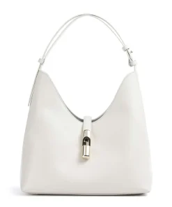 Goccia M Beuteltasche fein genarbtes Kalbsleder creme