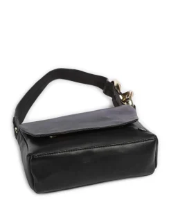 Gold Gallery Schultertasche Schafsleder schwarz