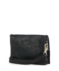 Golden Chic Umhängetasche Kalbsleder schwarz