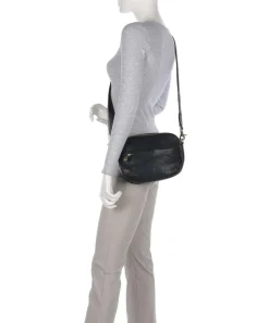 Golden Chic Umhängetasche Rindsleder schwarz