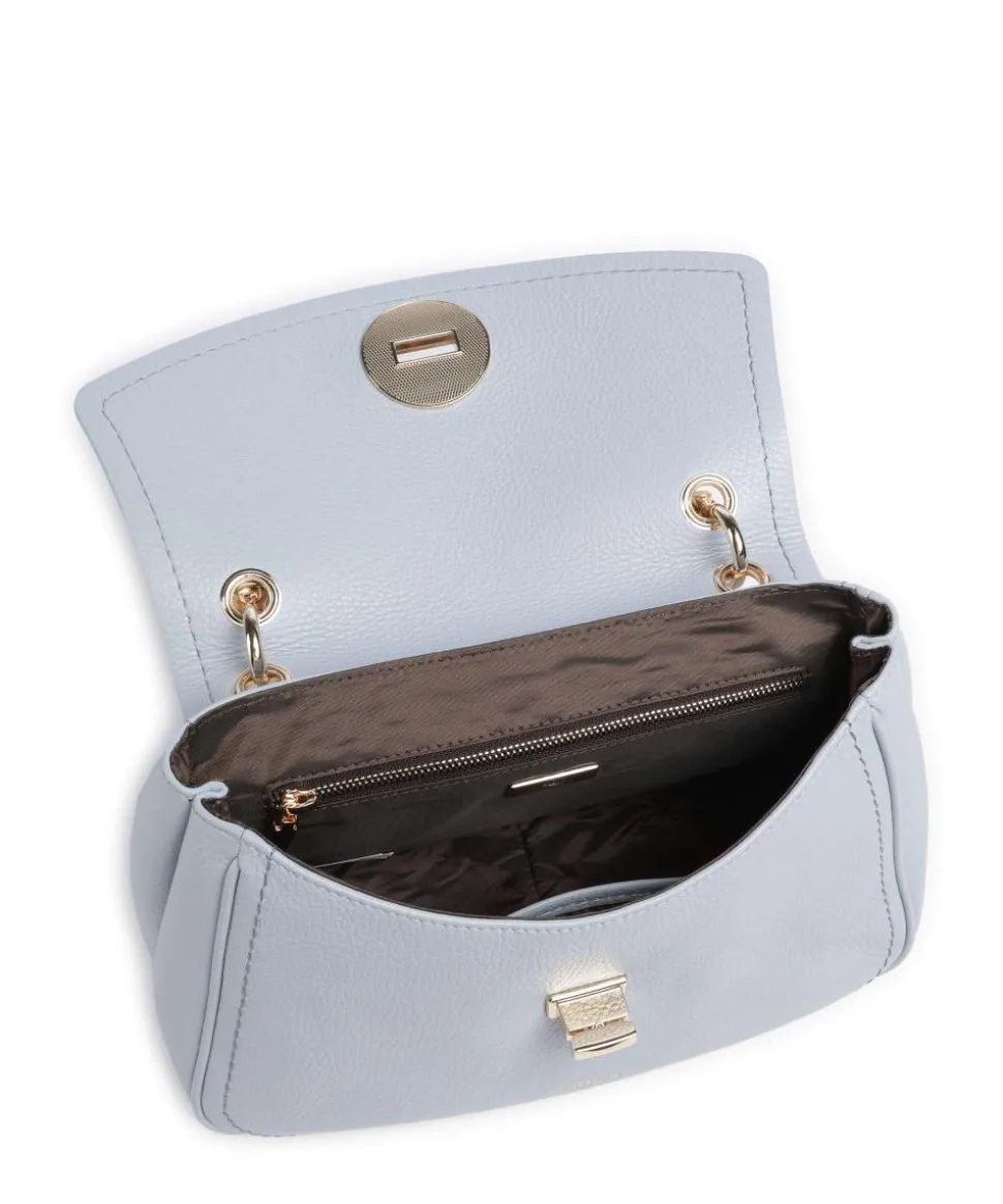 Gondola Girasola Handtasche genarbtes Leder hellblau