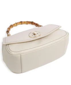 Gondola Girasola Handtasche genarbtes Leder beige