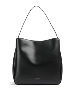 Grace Beuteltasche fein genarbtes Rindsleder schwarz