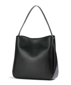 Grace Beuteltasche fein genarbtes Rindsleder schwarz