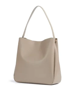 Grace Beuteltasche fein genarbtes Rindsleder beige