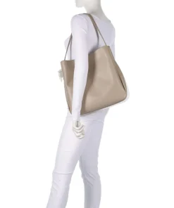 Grace Beuteltasche fein genarbtes Rindsleder beige