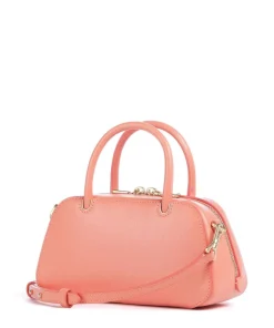 Grace Mini Handtasche fein genarbtes Rindsleder koralle