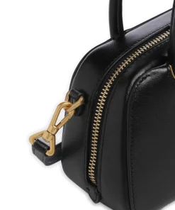 Grace Mini Handtasche fein genarbtes Rindsleder schwarz