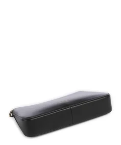 Grace Schultertasche fein genarbtes Rindsleder schwarz