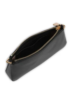 Grace Schultertasche fein genarbtes Rindsleder schwarz