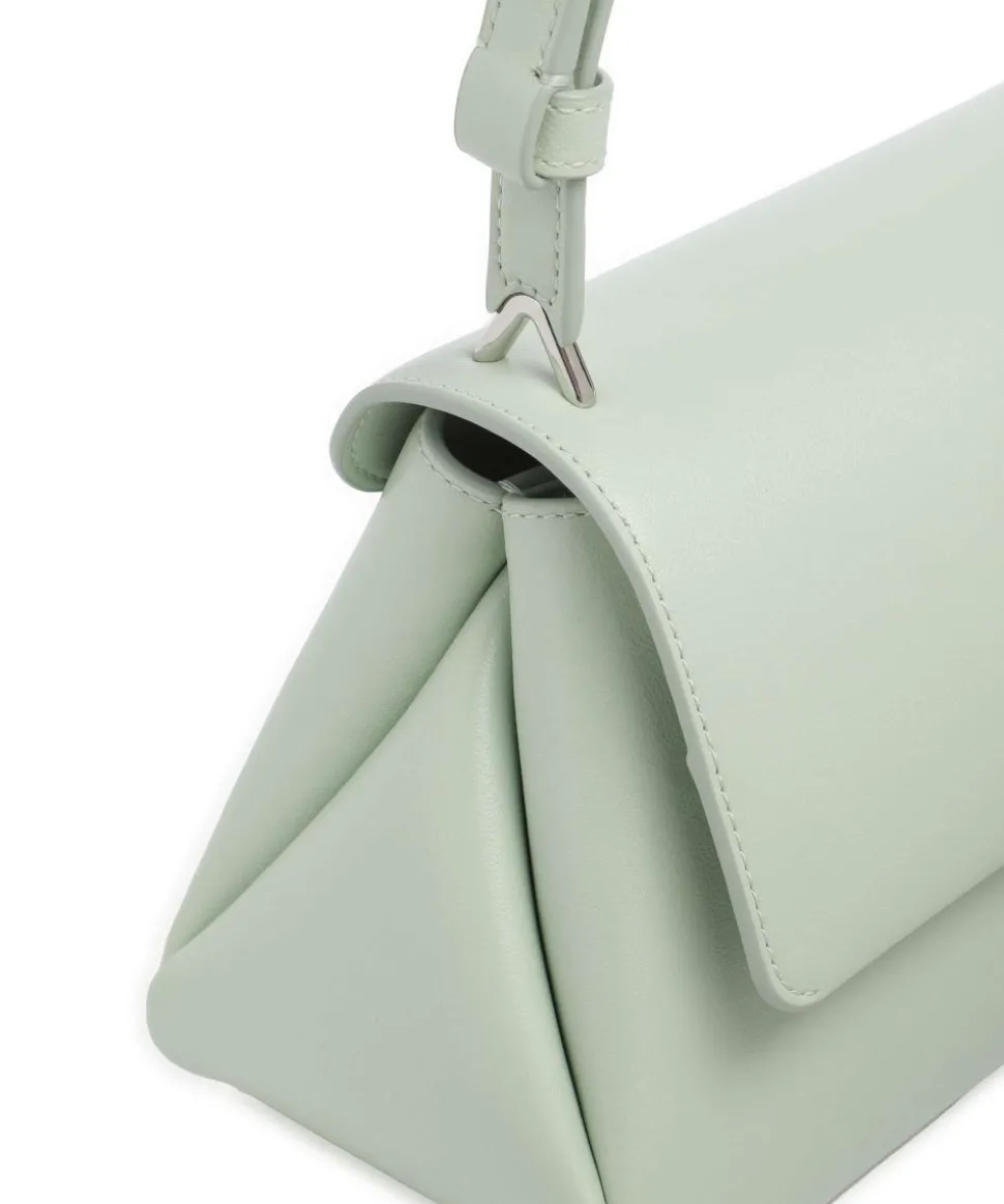 Grace Schultertasche fein genarbtes Leder mintgrün