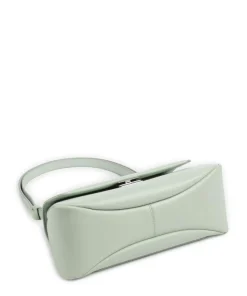 Grace Schultertasche fein genarbtes Leder mintgrün