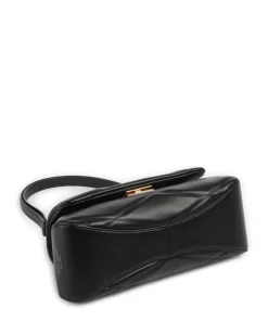 Grace Schultertasche Schafsleder schwarz