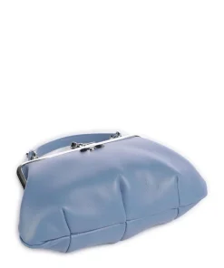 Granny Frame Nappa Umhängetasche Lammleder blau
