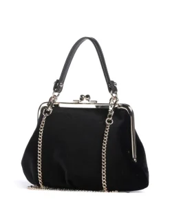 Granny Frame Velvet Umhängetasche Samtgewebe schwarz