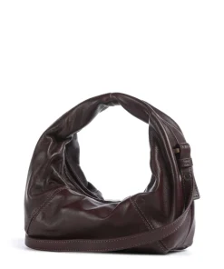Greta Icon Crinkle Silky Handtasche Lammleder wein