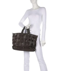 Griesgasse 2 Handtasche genarbtes Leder dunkelgrün