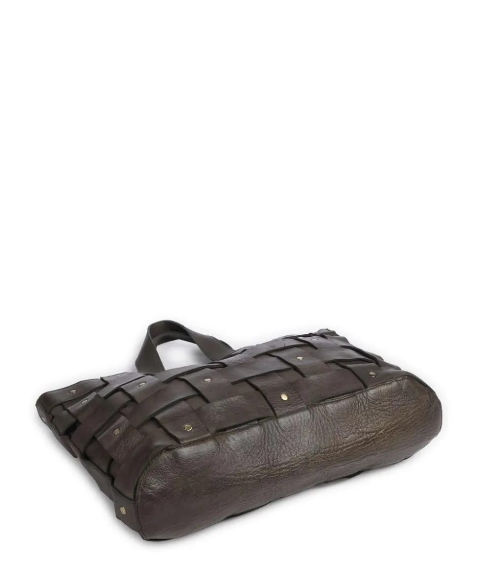 Griesgasse 2 Handtasche genarbtes Leder dunkelgrün