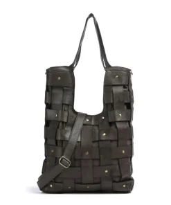 Griesgasse 4 Shopper genarbtes Rindsleder dunkelgrün