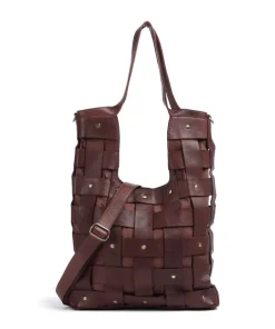 Griesgasse 4 Shopper genarbtes Rindsleder dunkelbraun