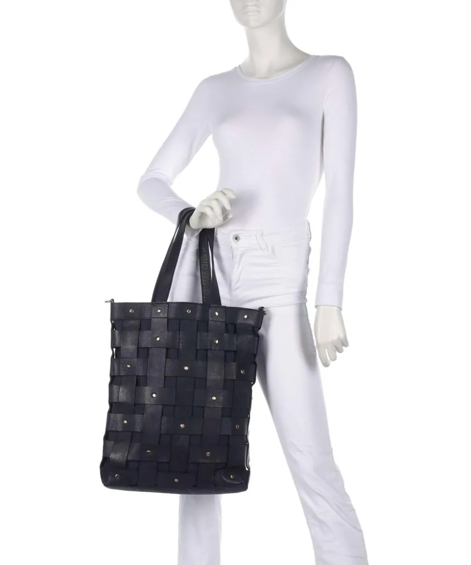 Griesgasse 3 Shopper genarbtes Rindsleder dunkelblau