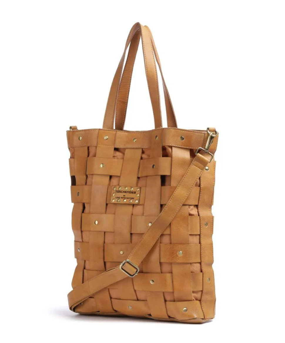 Griesgasse 3 Shopper genarbtes Rindsleder braun