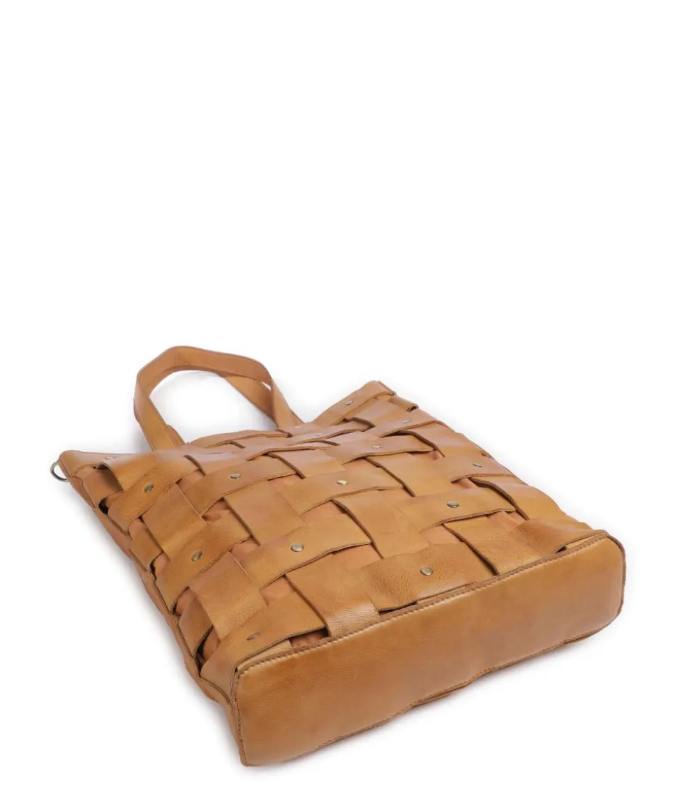 Griesgasse 3 Shopper genarbtes Rindsleder braun