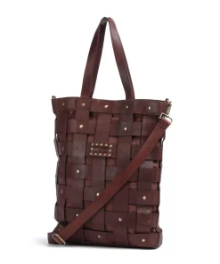 Griesgasse 3 Shopper genarbtes Rindsleder dunkelbraun
